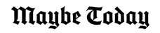 Maybe Today NYC logo