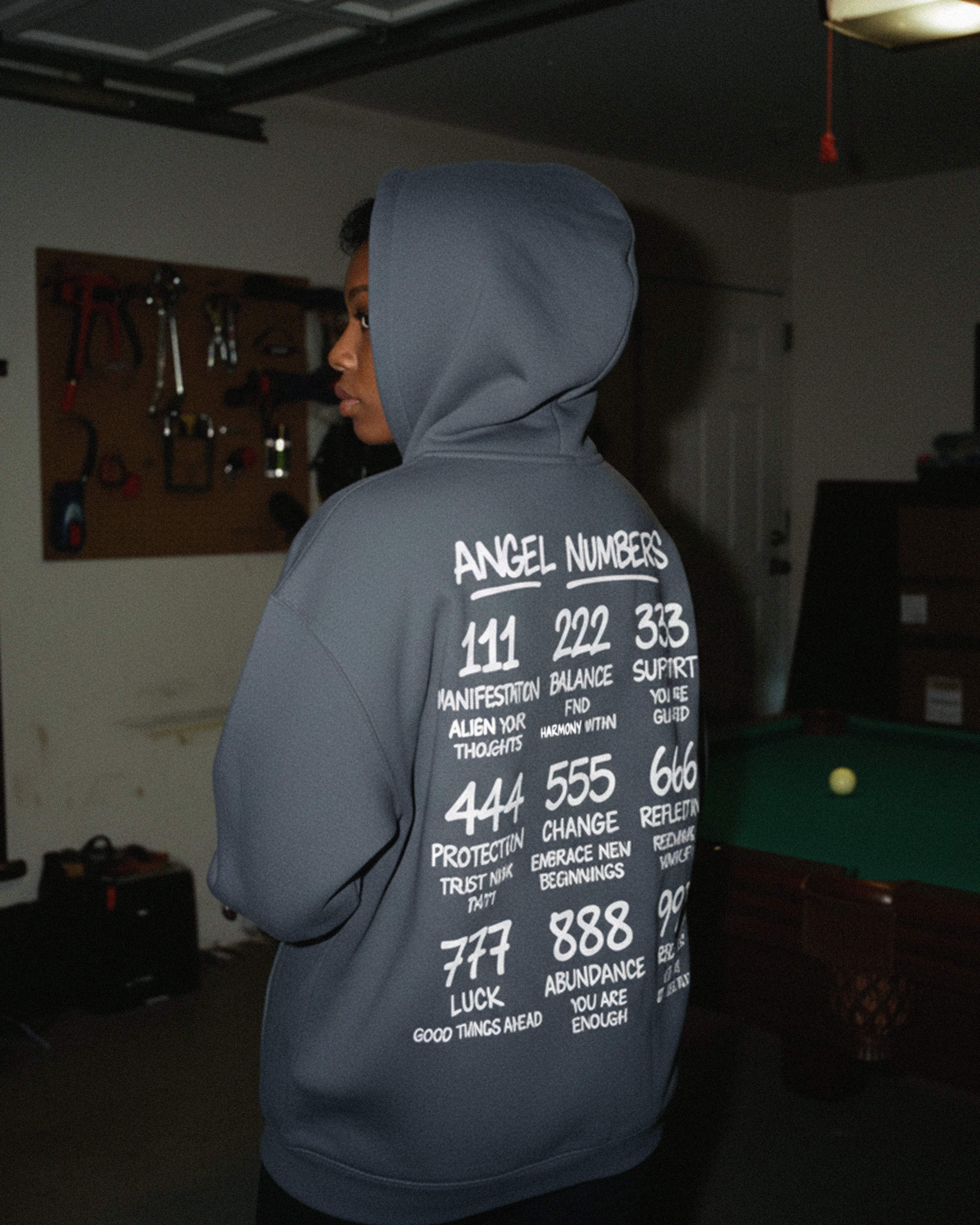 Angel Numbers Oversized Hoodie