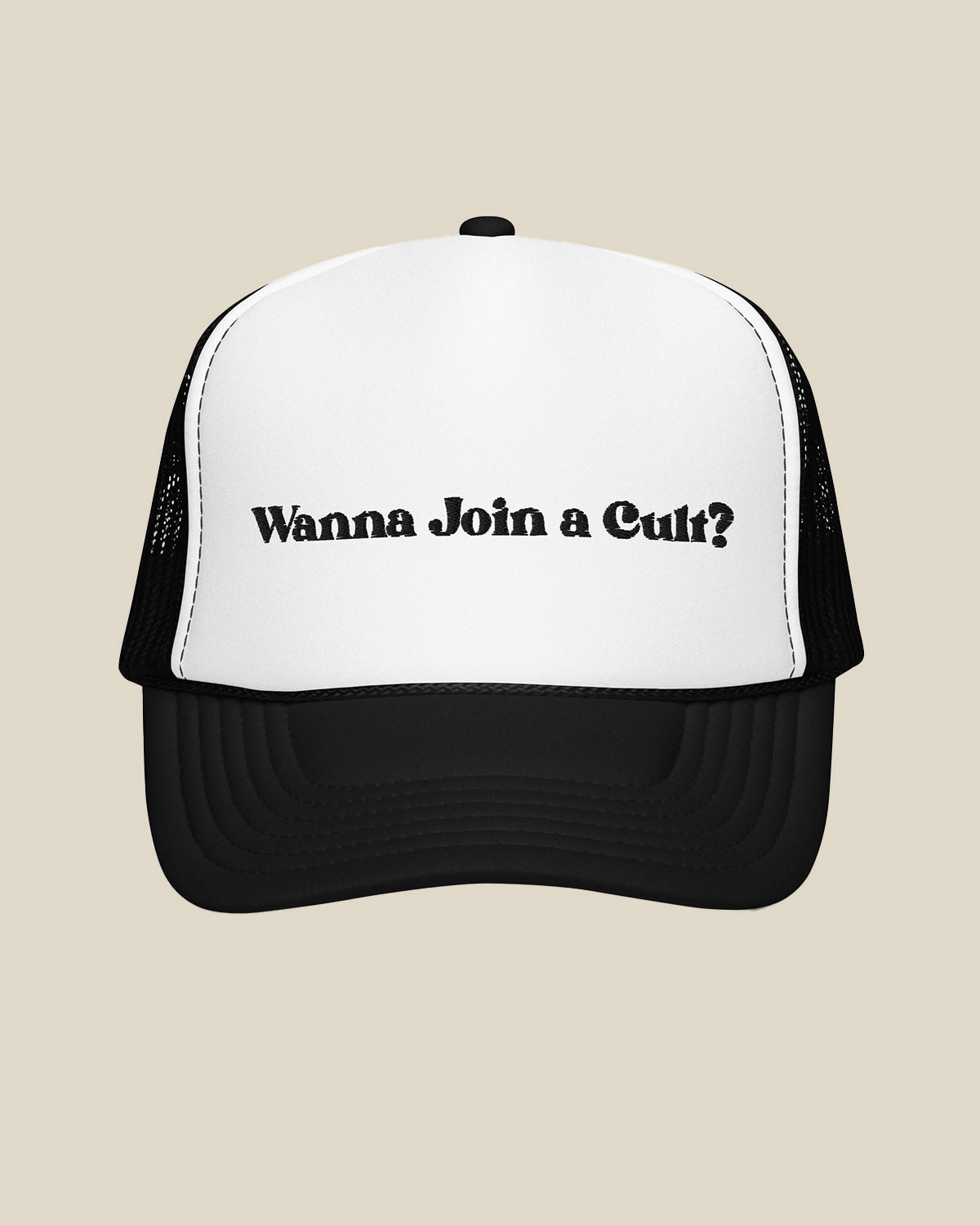 Wanna Join a Cult? Foam Trucker hat