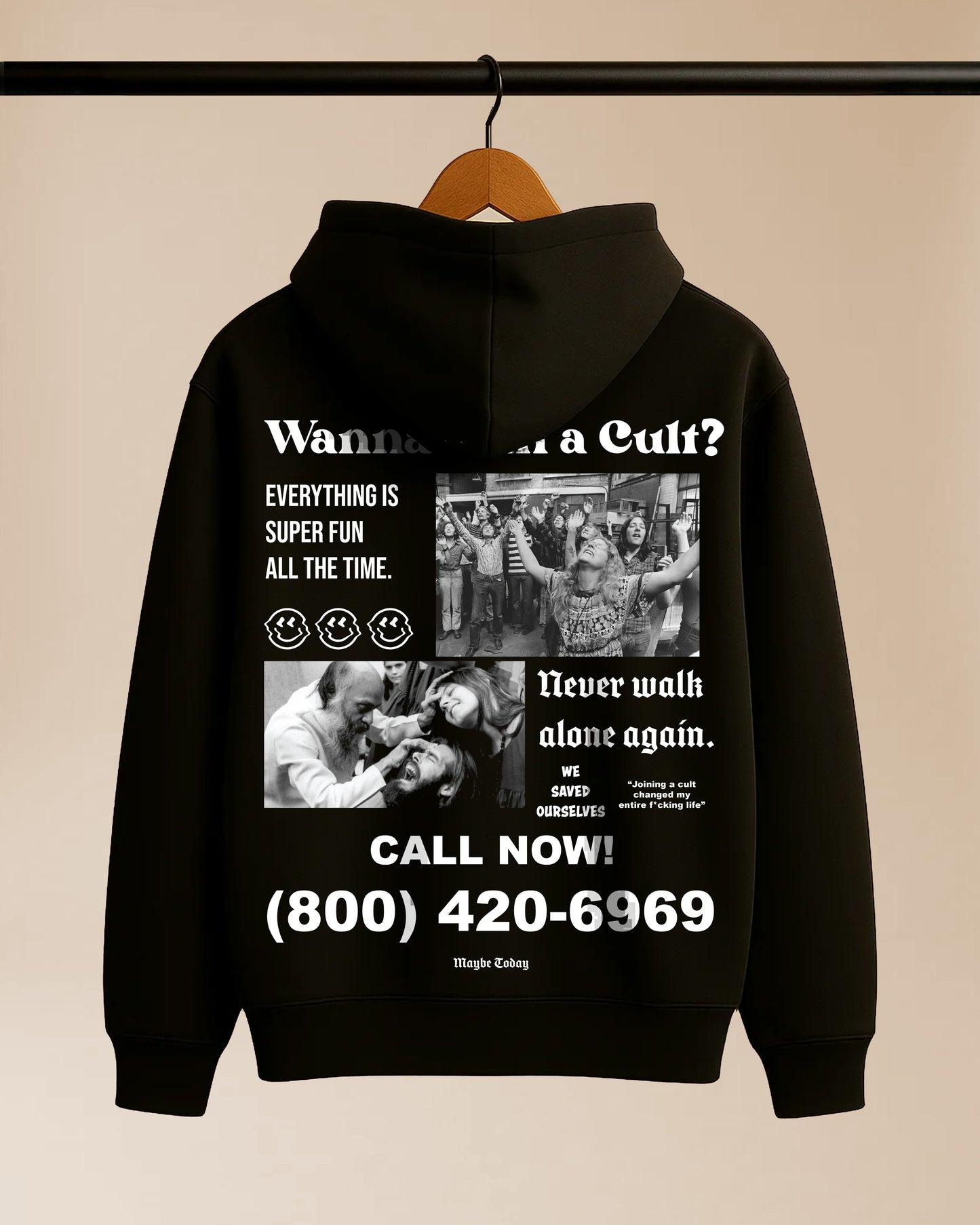 Call Now! Oversized Hoodie