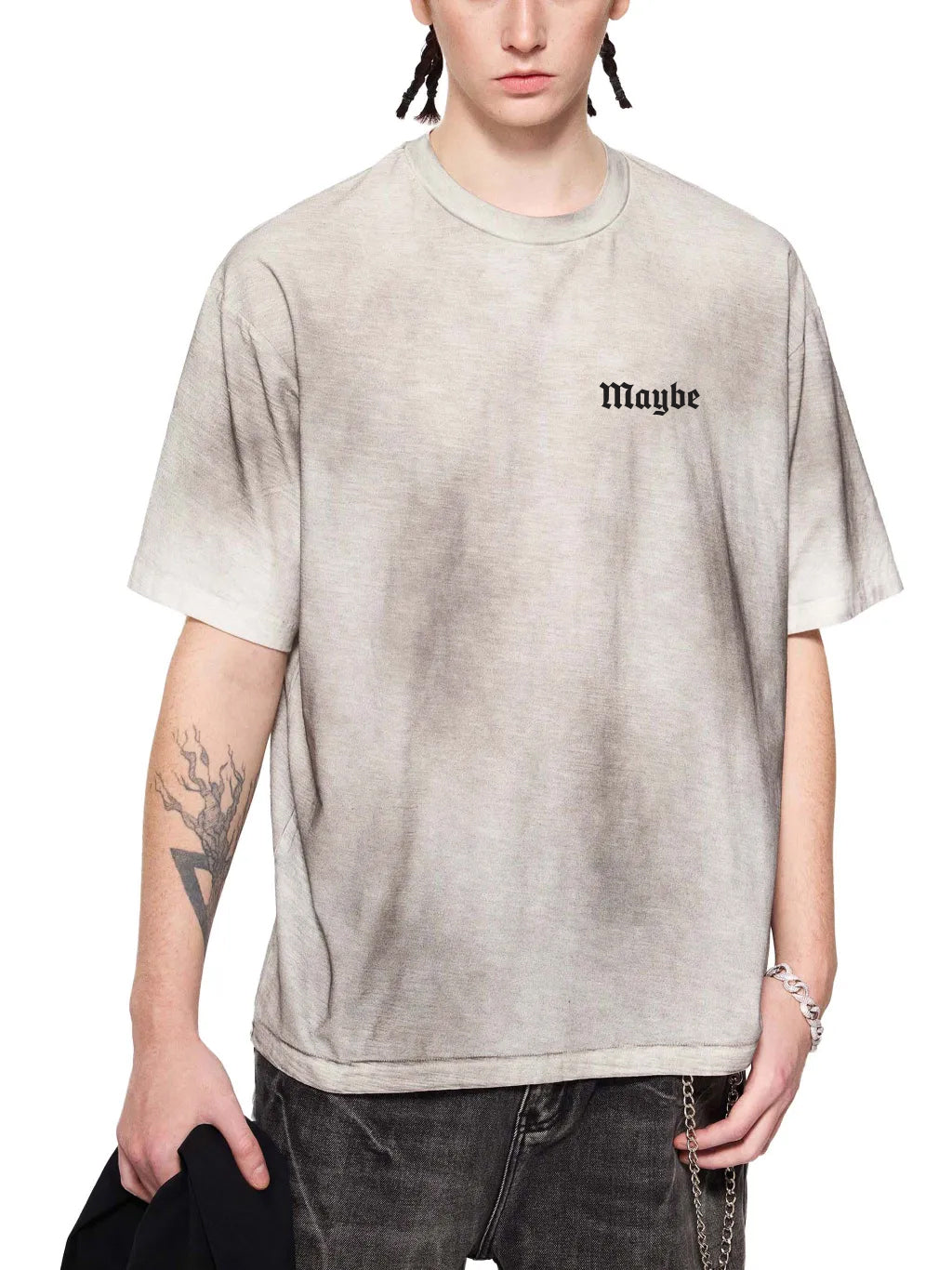 Dragon Sun Fade Hand-Painted Tee