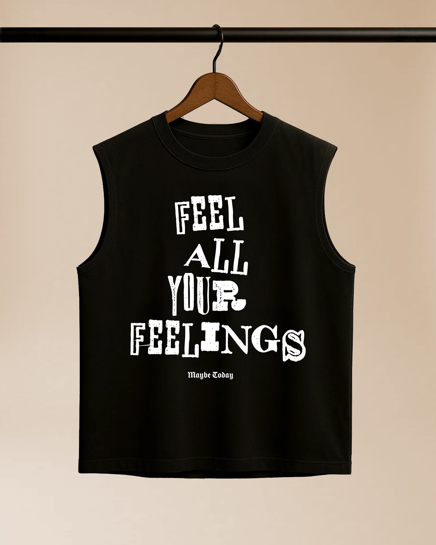 Feelings French Terry Boxy Tank Top
