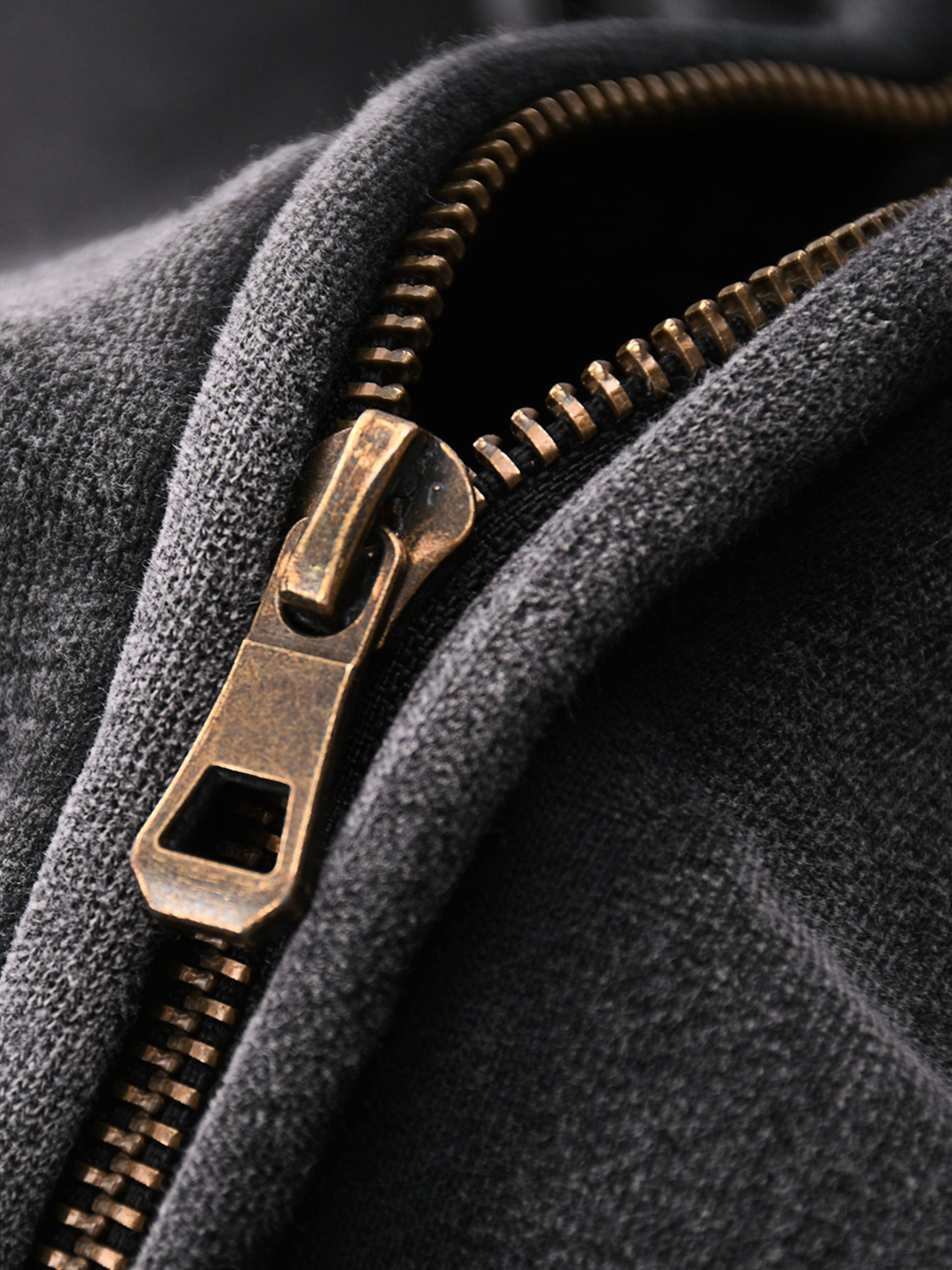 Race to Last Vintage Wash Frayed Fleece Zip Hoodie