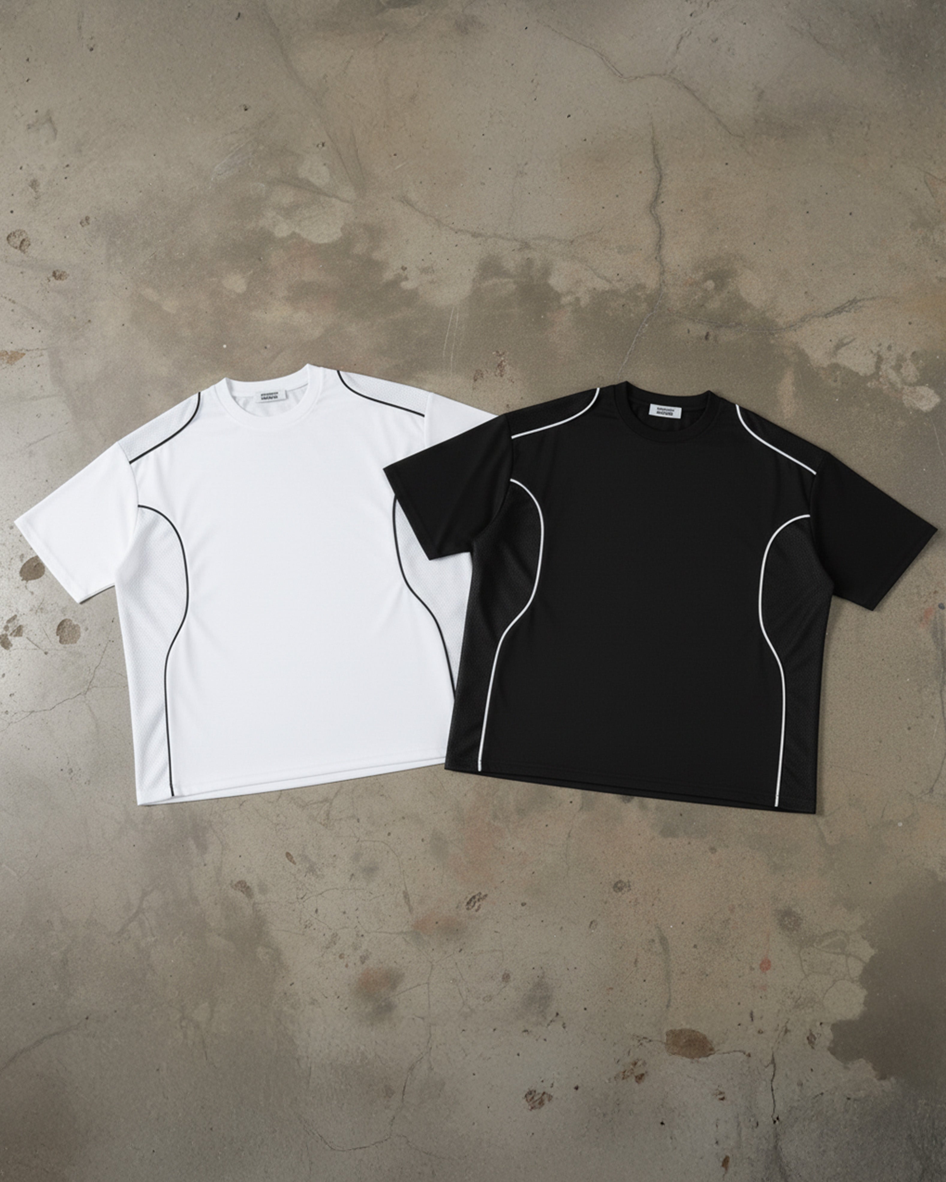 EVERYDAY Contrast Piped Panel T-Shirt