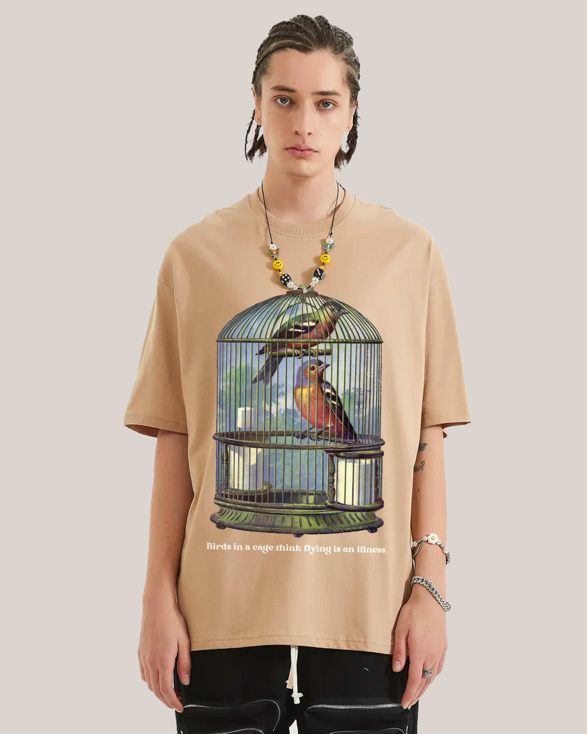 Birdcage Loose T-shirt