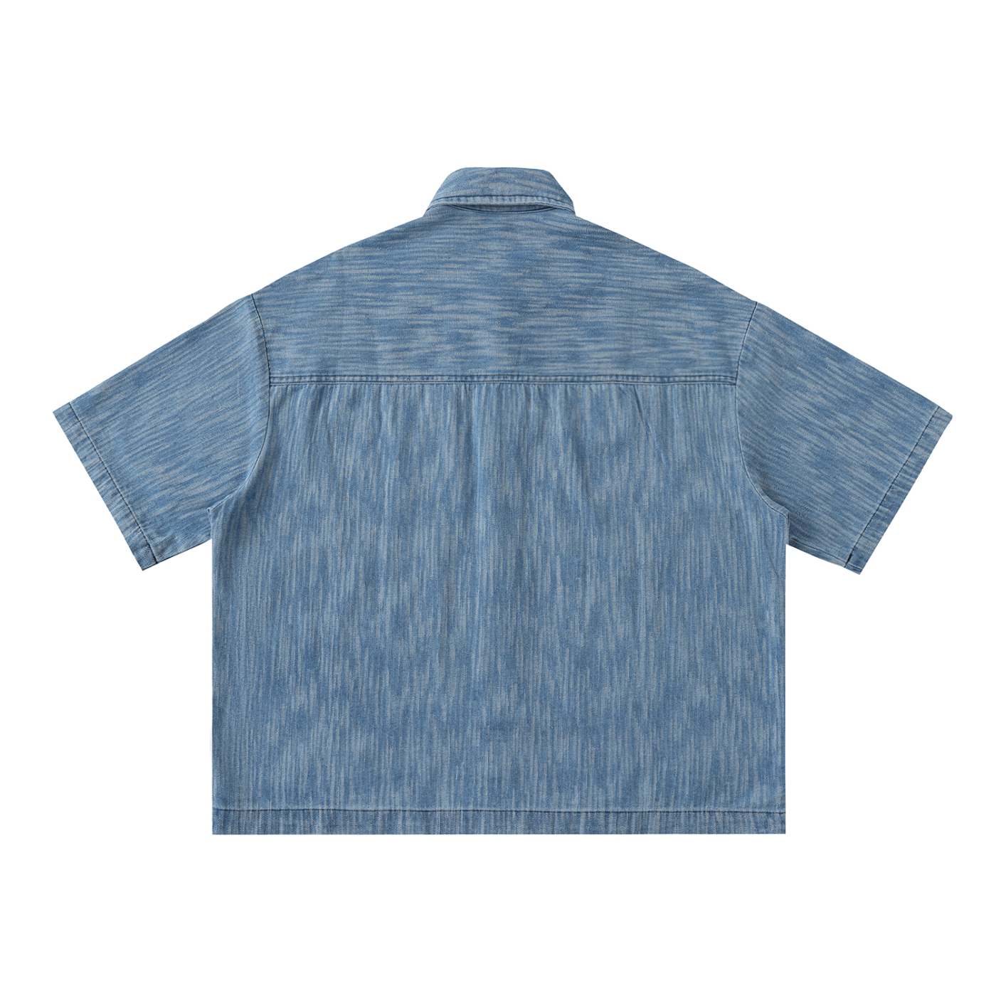 EVERYDAY Distressed Wash Short-Sleeve Shirt