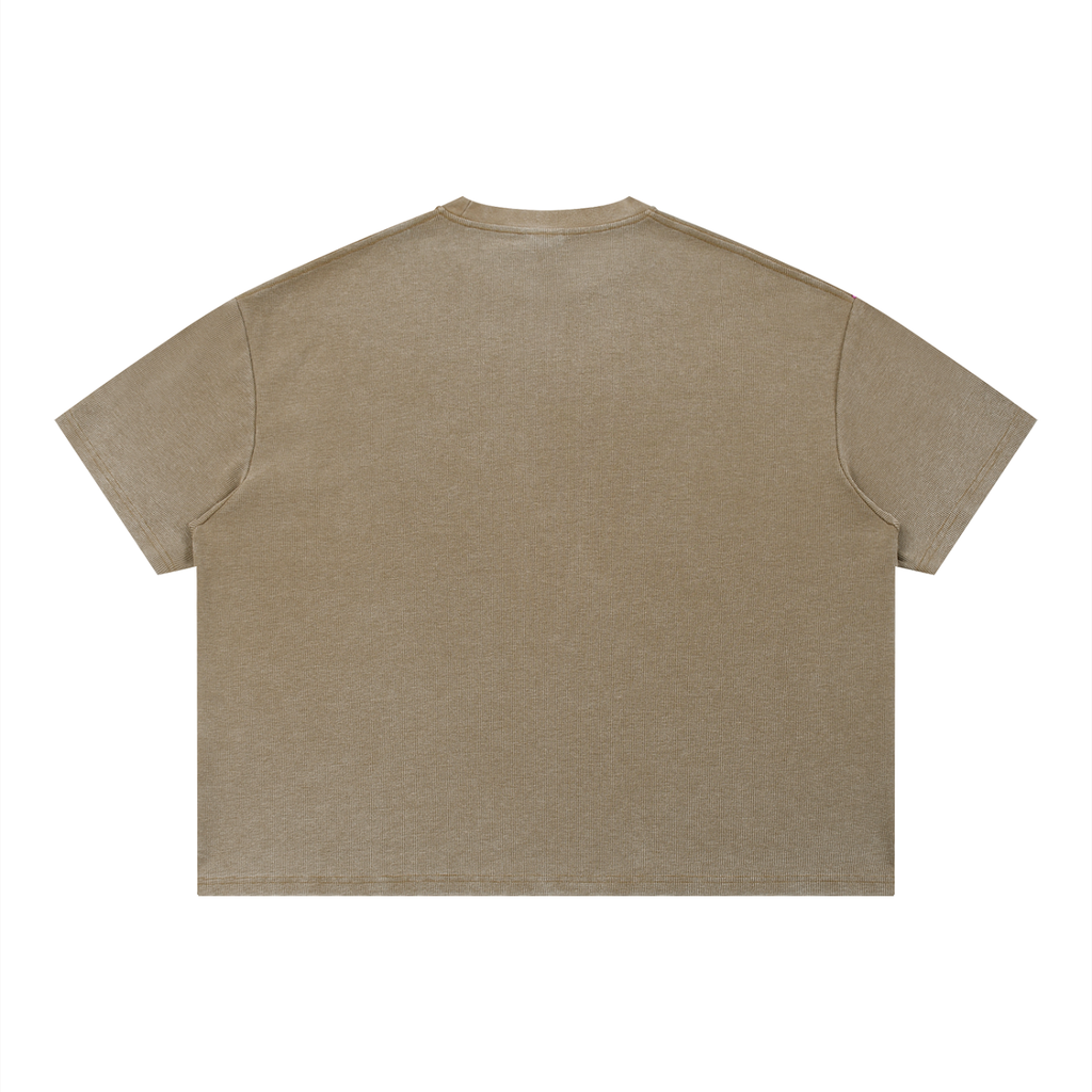 Logo Sunfade Boxy Waffle Tee