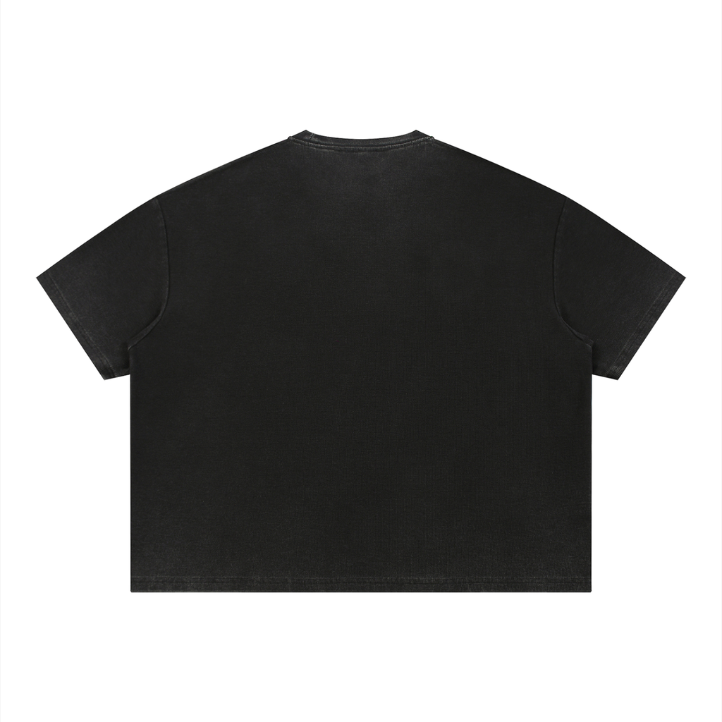 Logo Sunfade Boxy Waffle Tee