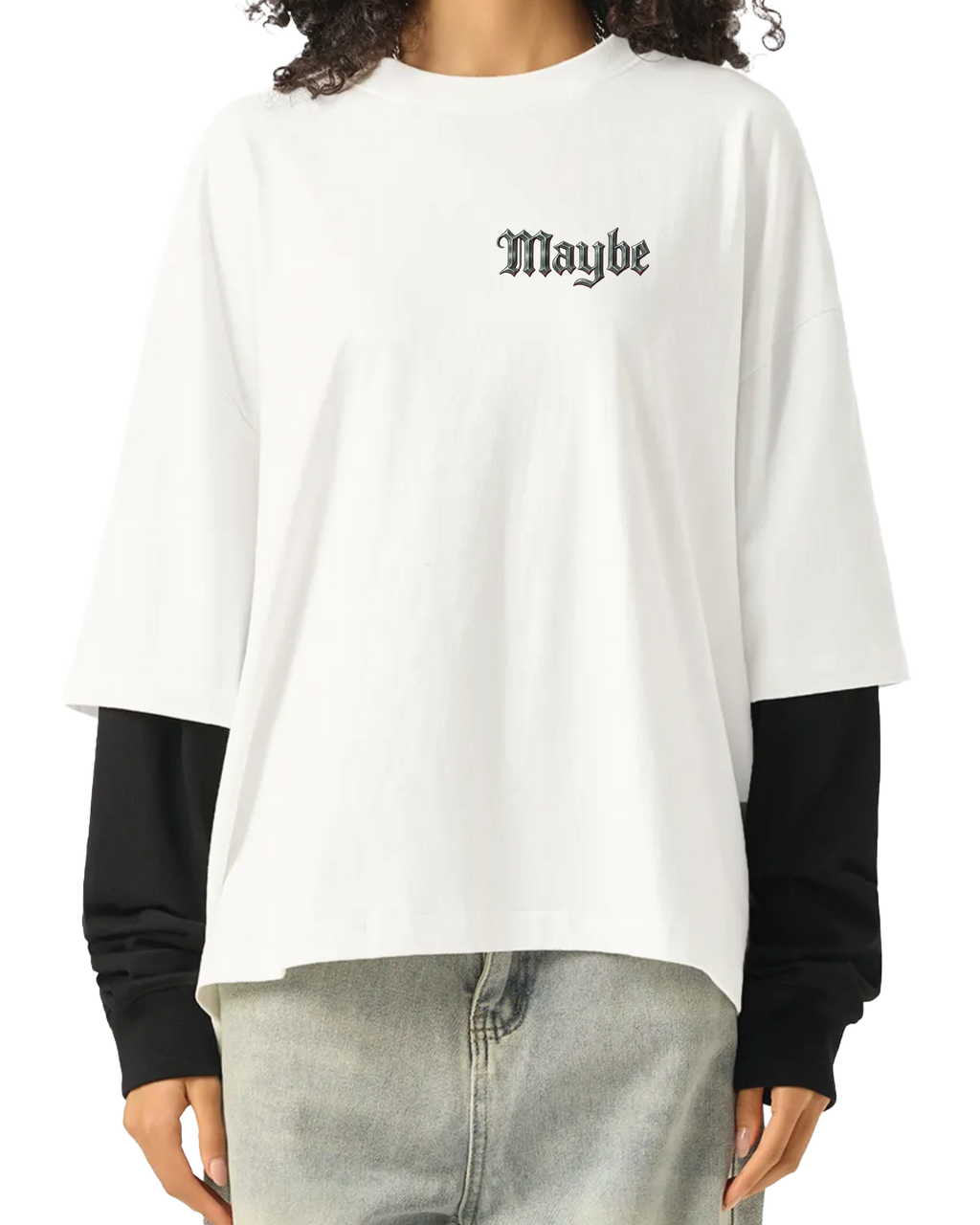 Green Dragon Layered Contrast Tee