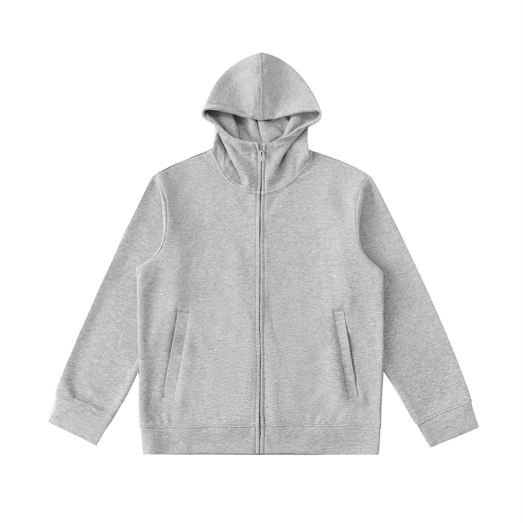 EVERYDAY Essential Heavyweight High Neck  Zip-Up Hoodie