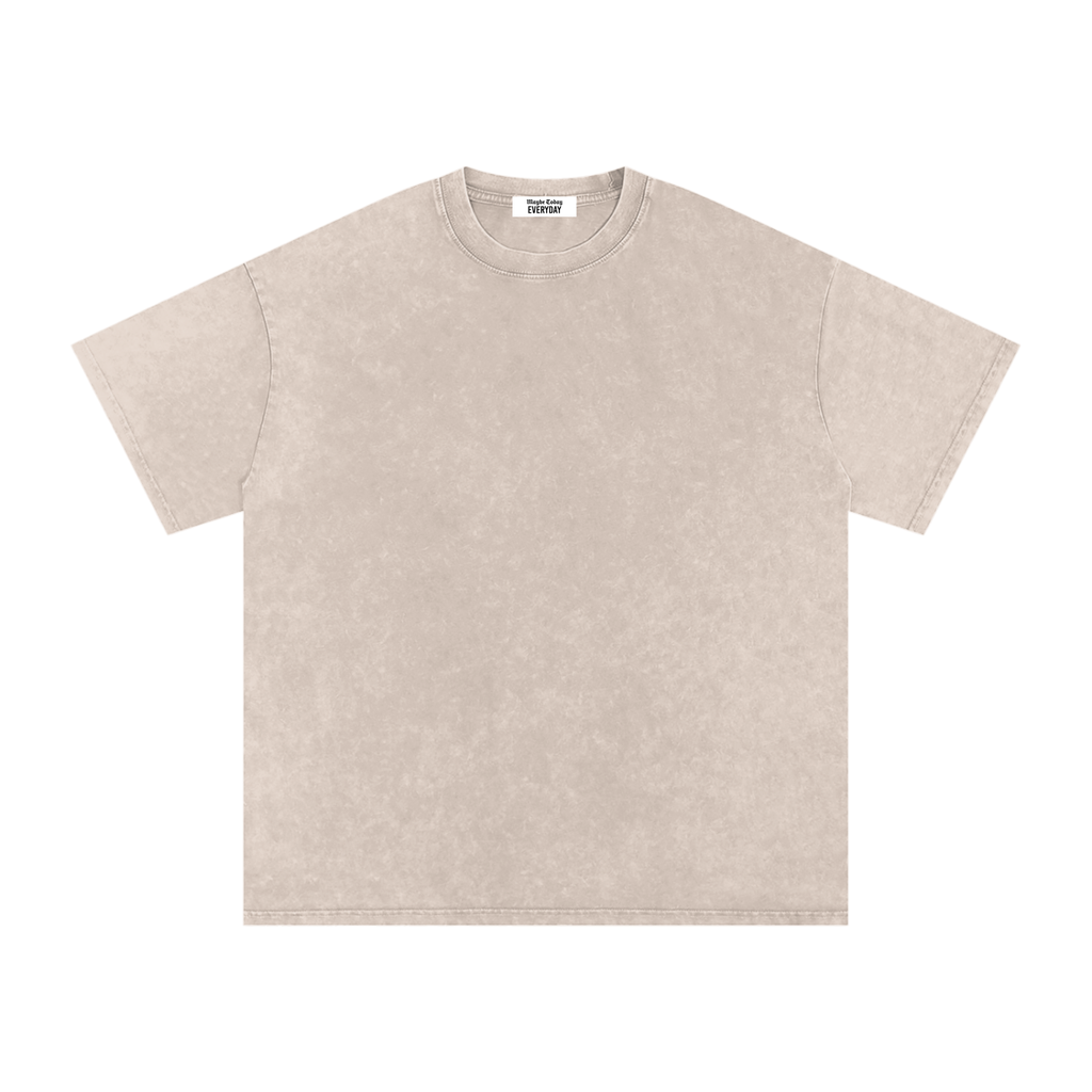 EVERYDAY Snow Washed Oversized Tee (Available in 17 Colors)