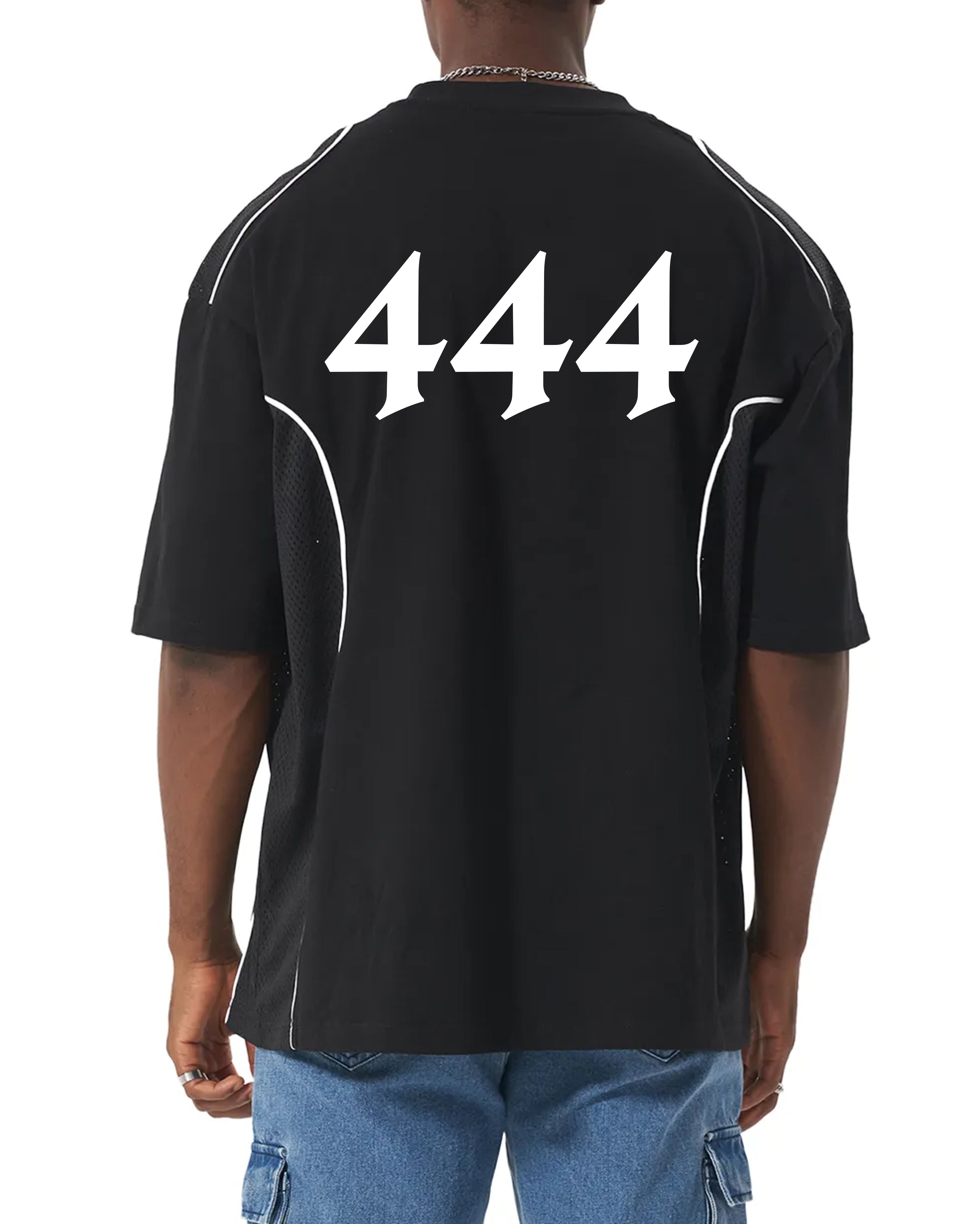 444 Piped Panel Jersey Tee