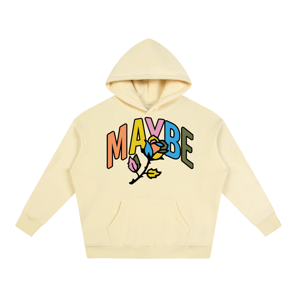 Fall Rose Fleece Hoodie