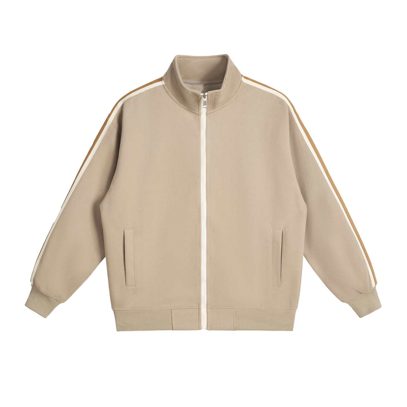EVERYDAY Contrast Side-Stripe Stand Collar Jacket