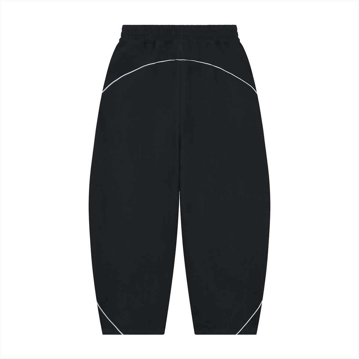 Serpent Piping Fleece Barrel Leg Sweatpants