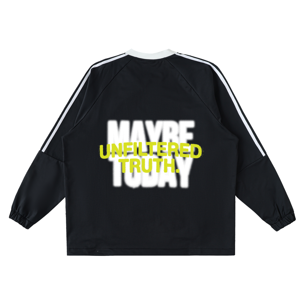 Unfiltered Truth Color-Block V-Neck Long-Sleeve Shirt