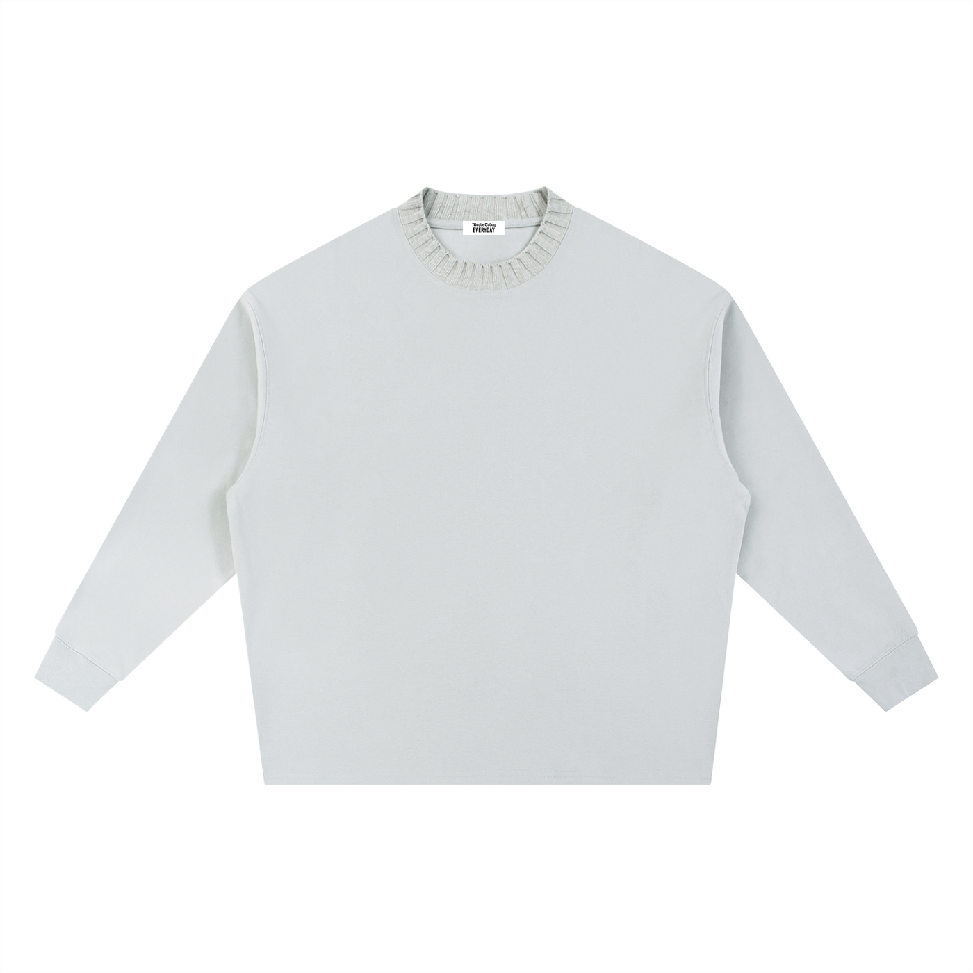 EVERYDAY Knitted Round Neck Oversize Sweatshirt