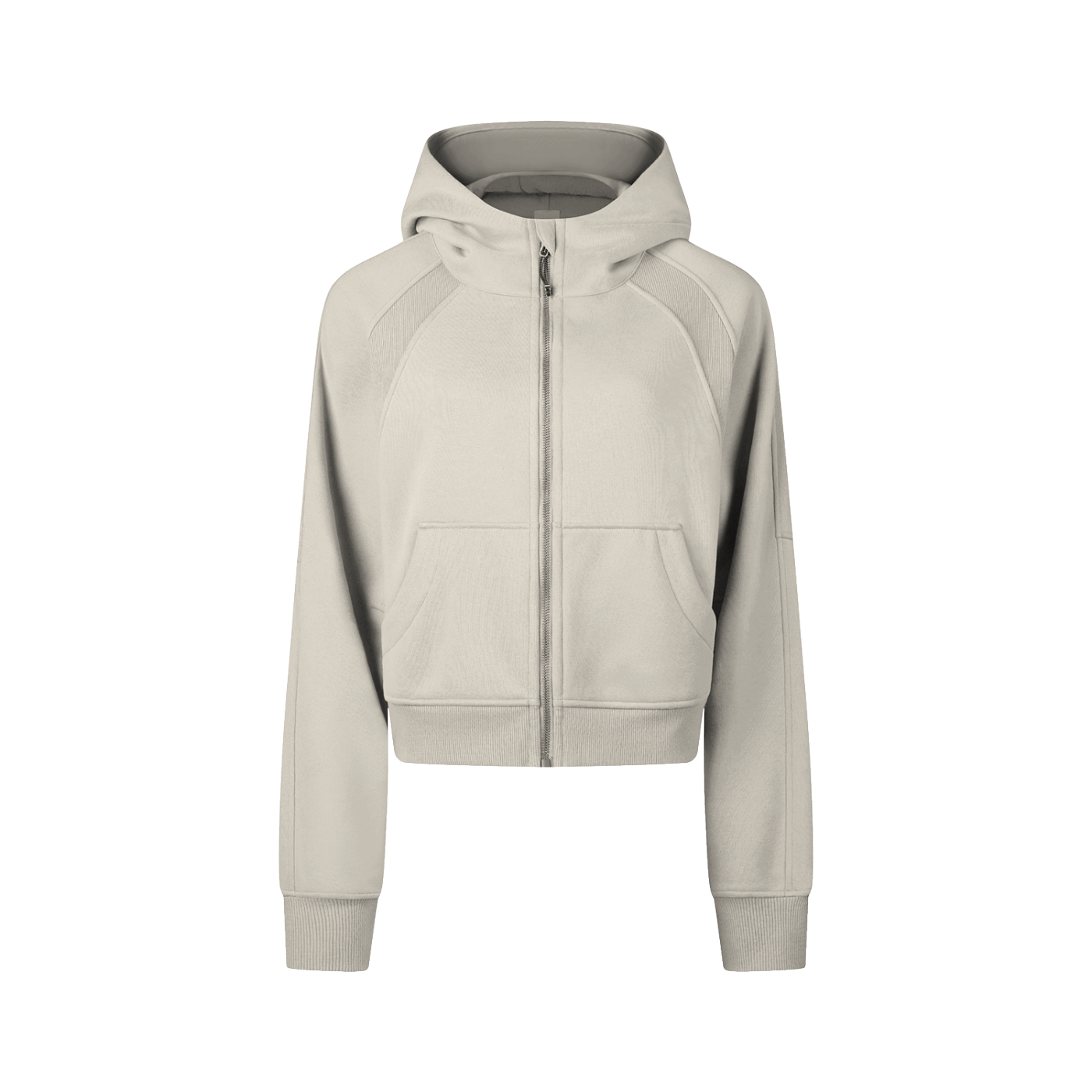 EVERYDAY Cropped Zip-Through Hoodie