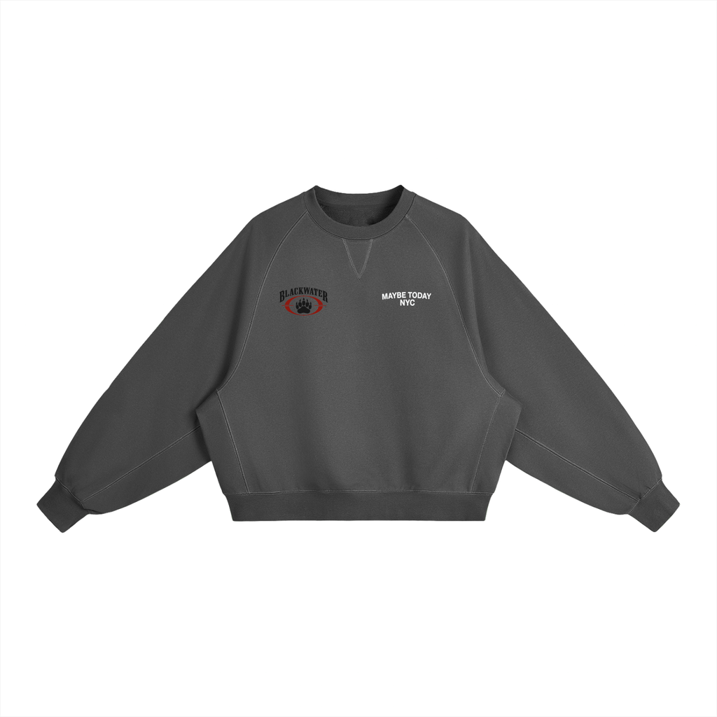 Black Water Heavyweight Boxy Sweatshirt