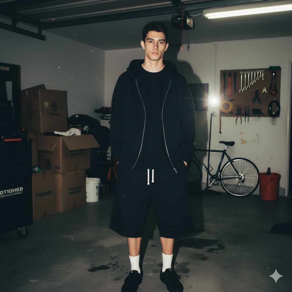 EVERYDAY Relaxed Drawstring 3/4 Sweatpants