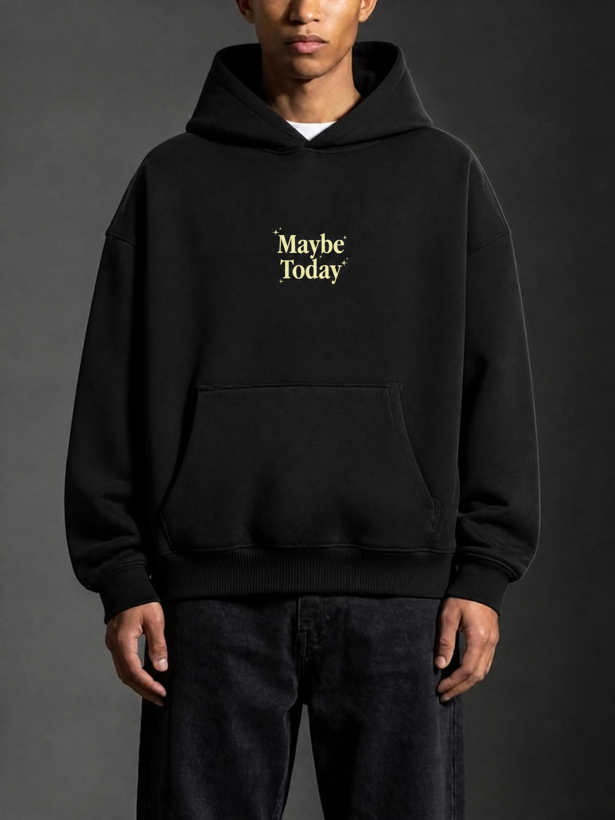 Inspire Me Boxy Fit Fleece Hoodie