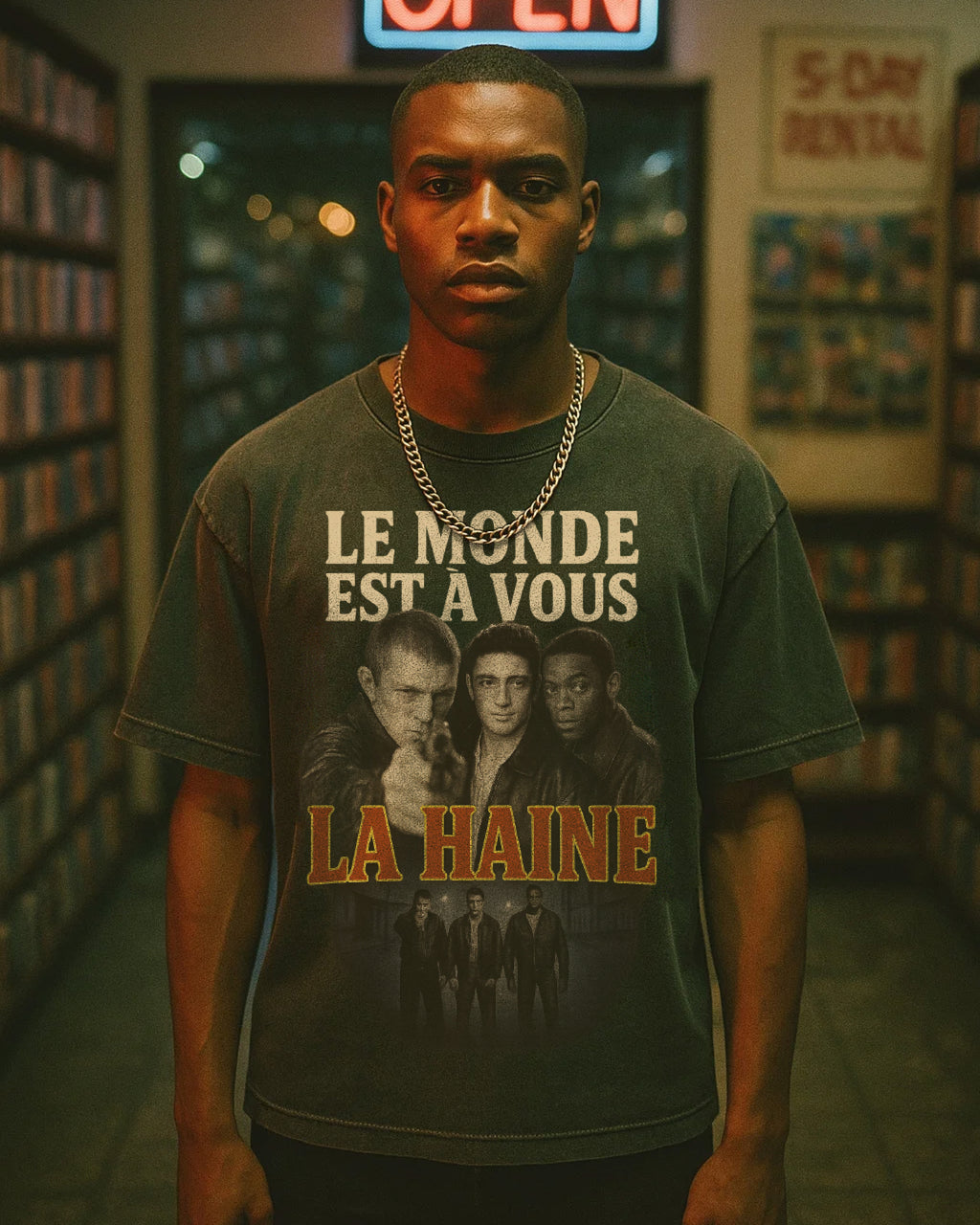 La Haine Vintage Washed Tee