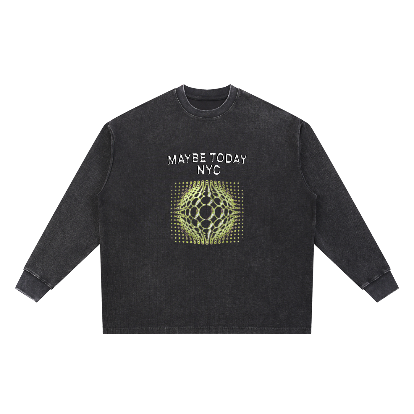 Radiation Mineral Wash Waffle Oversized T-Shirt