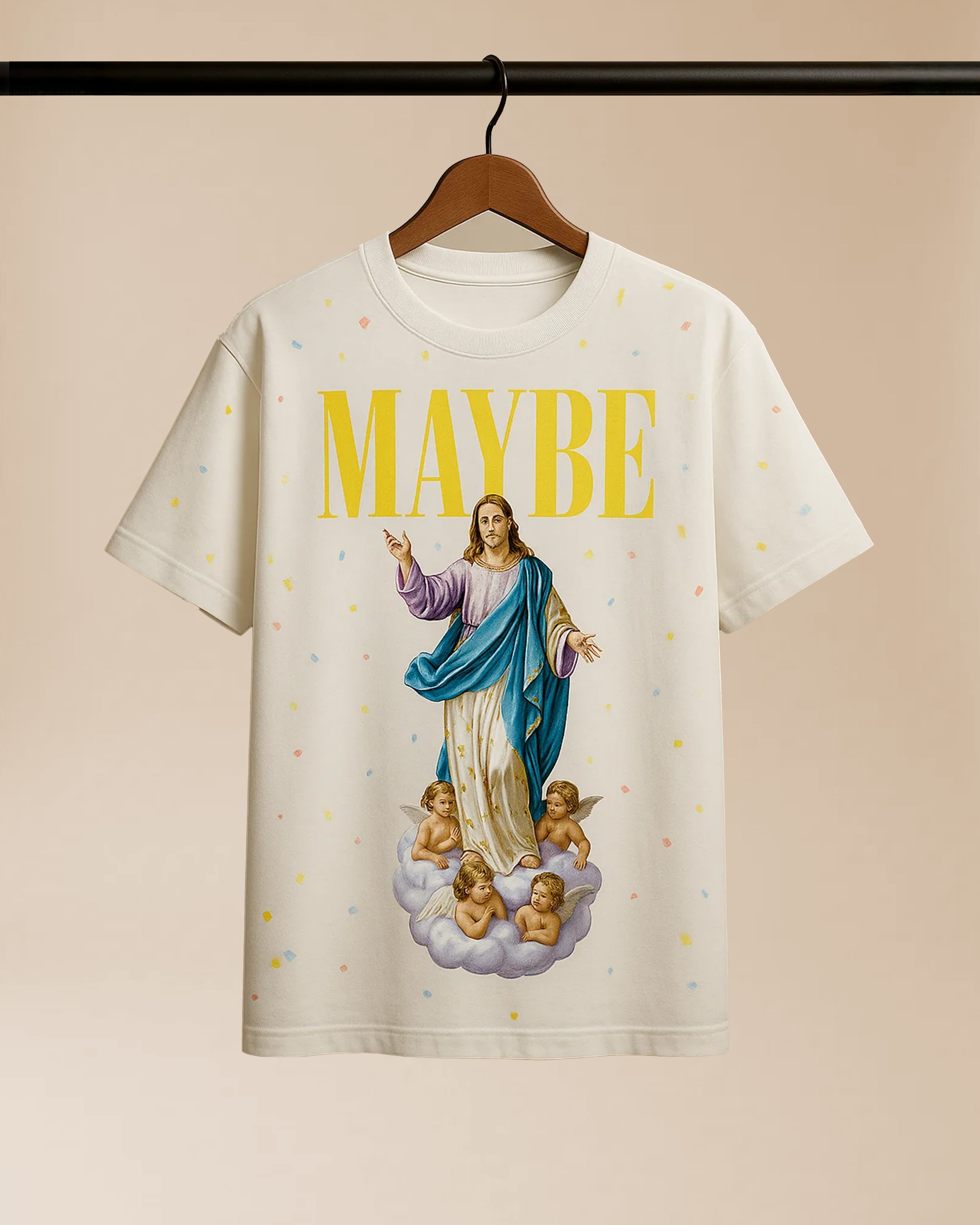 Angelic Paint Splatter Tee
