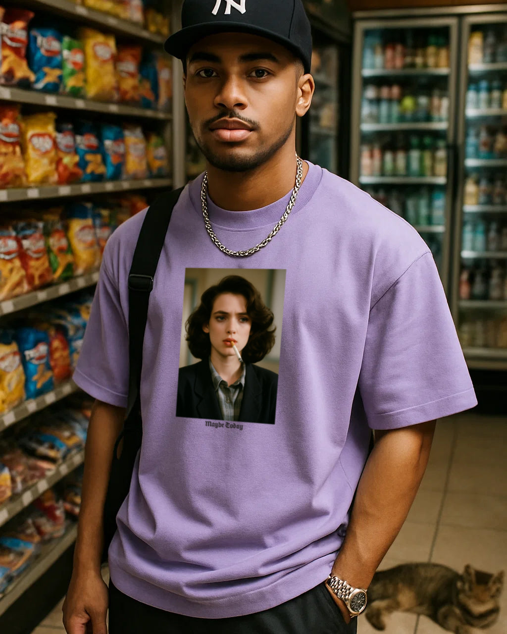 Angst Sueded Cotton Tee