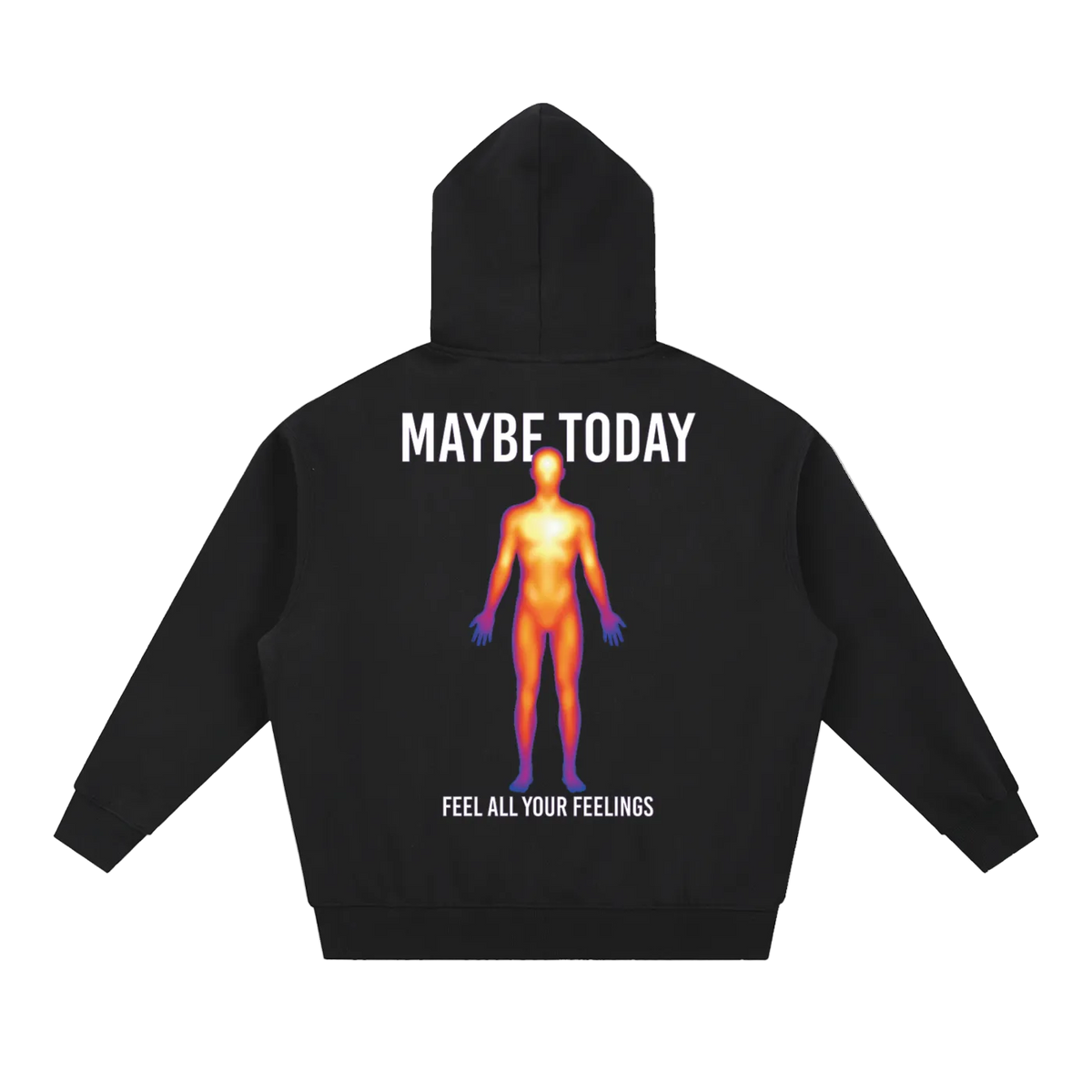 FEEL ALL YOUR FEELINGS Boxy Fit Fleece Hoodie