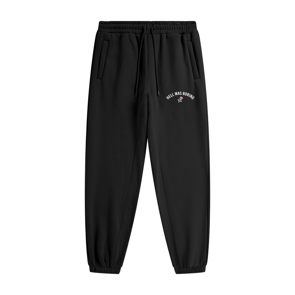HELL WAS BORING Heavyweight Fleece Joggers