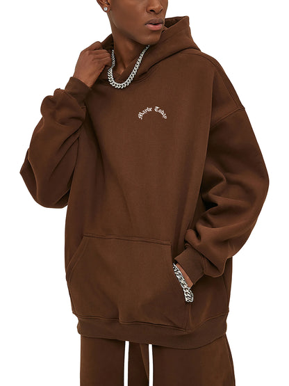 Life Bill Oversized Hoodie in Coffee