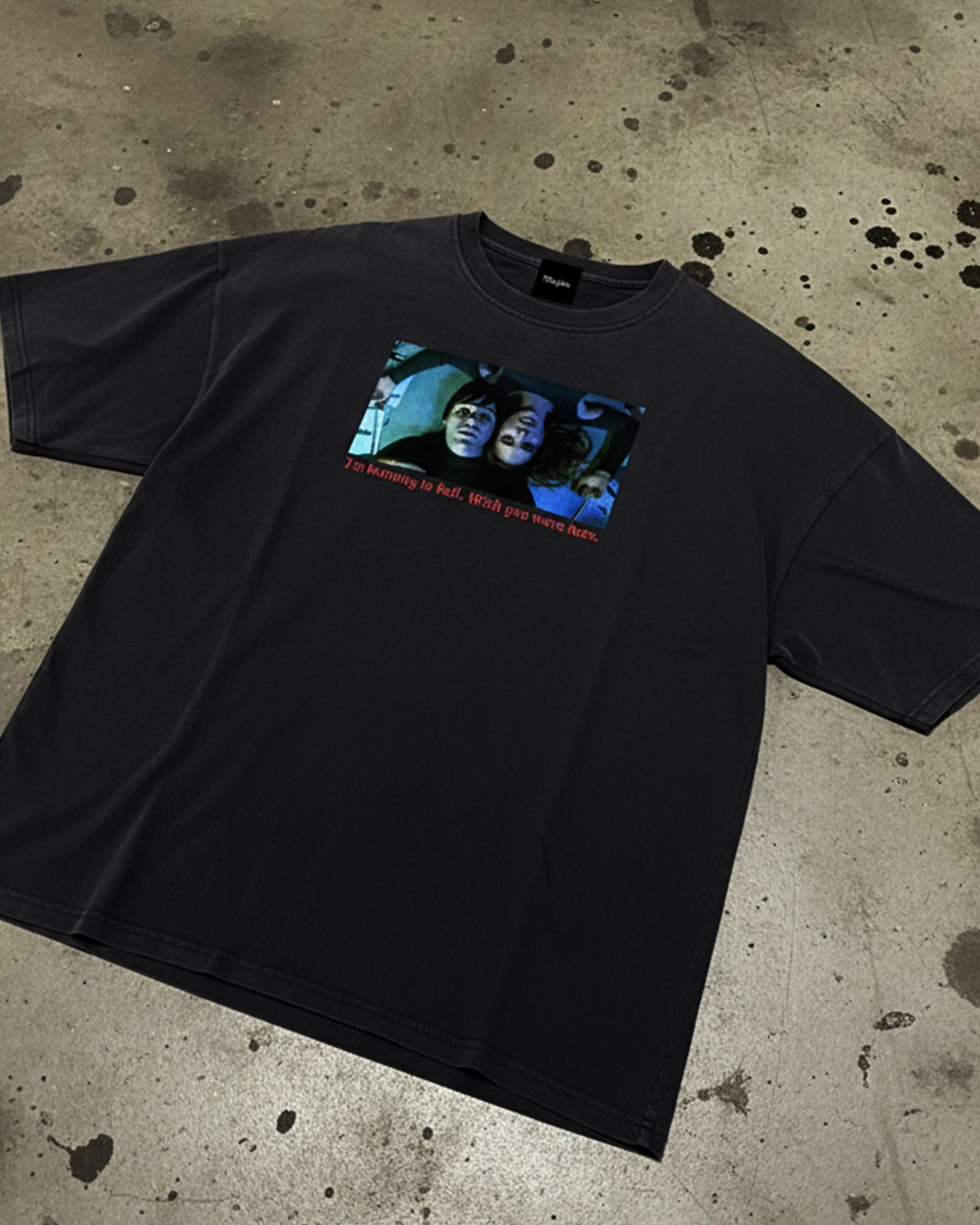 Burning in Hell Drop Shoulder Tee