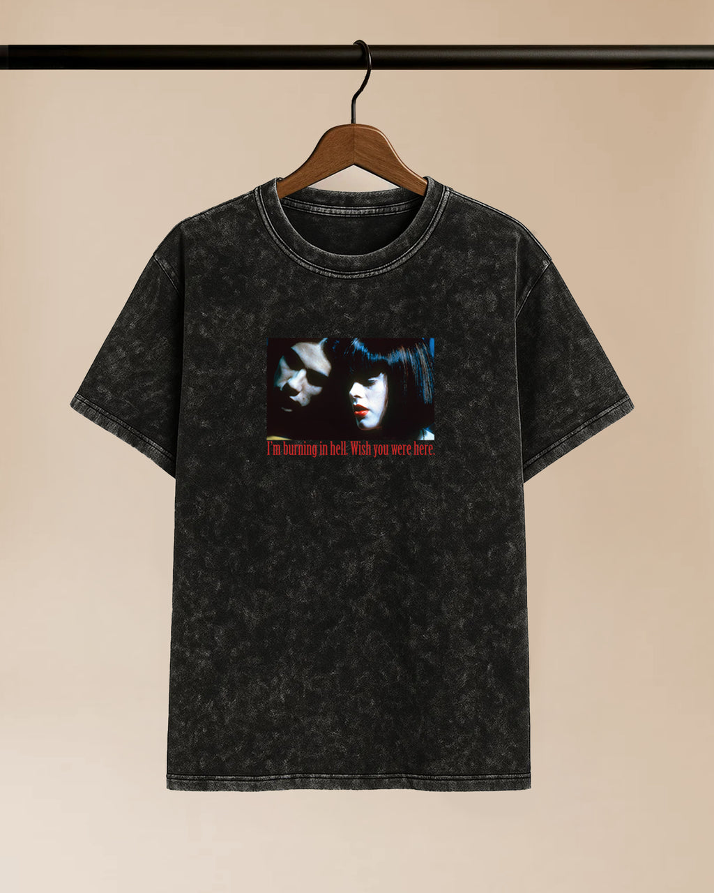 Burning Acid Wash Tee