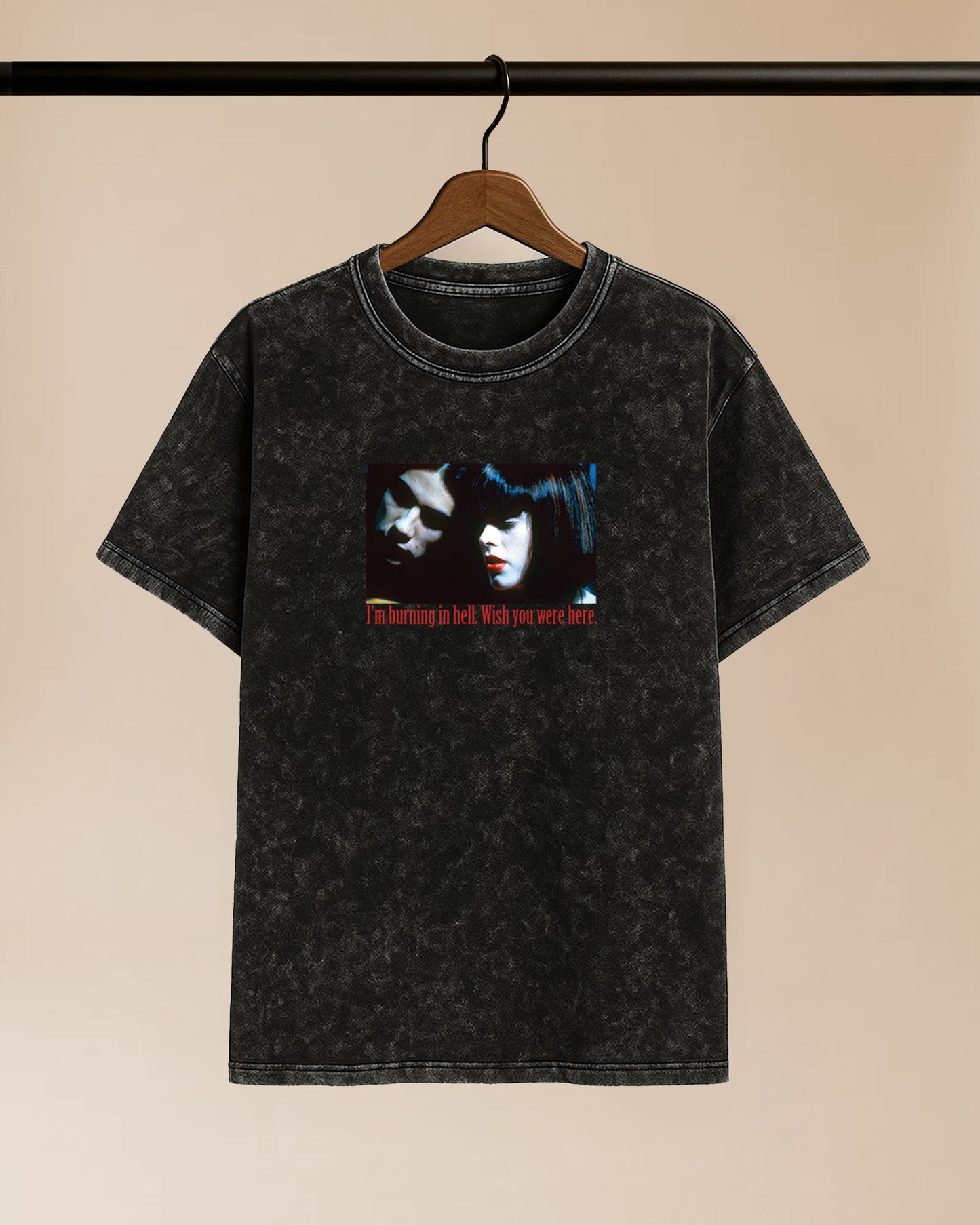 Burning Acid Wash Tee