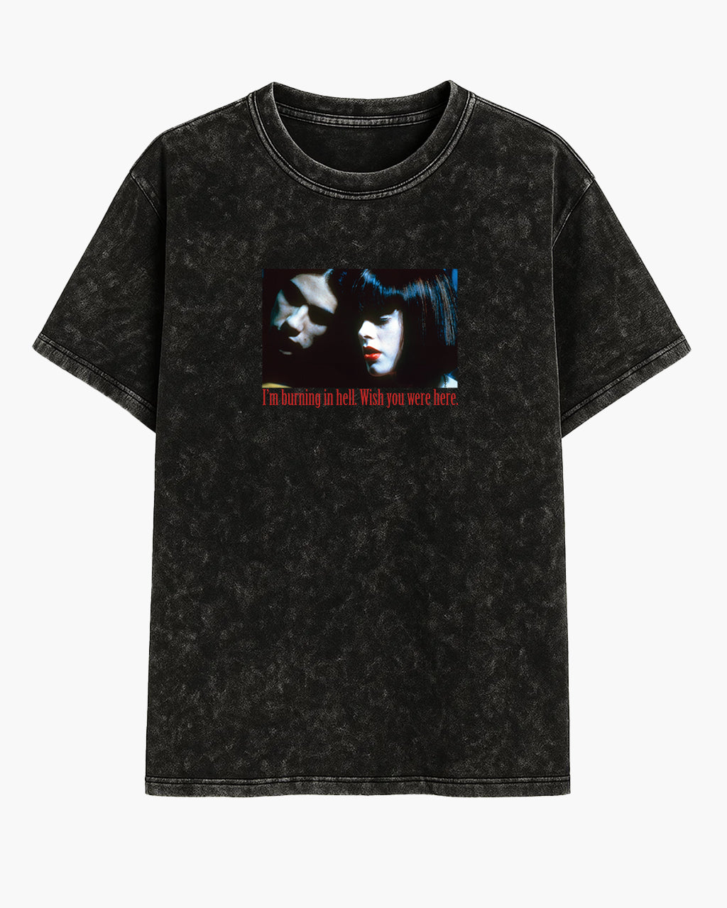 Burning Acid Wash Tee