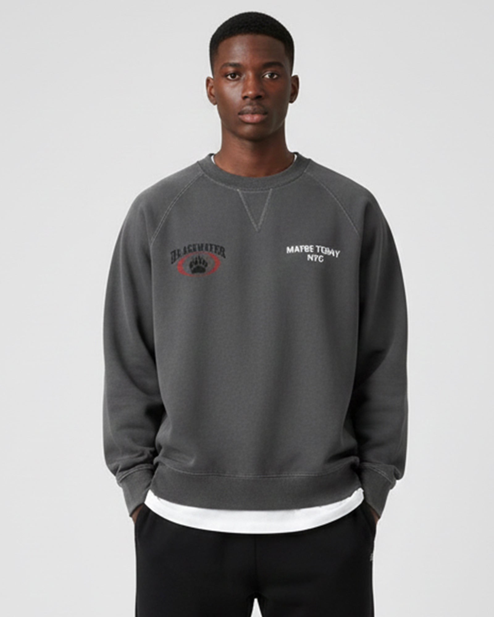Black Water Heavyweight Boxy Sweatshirt