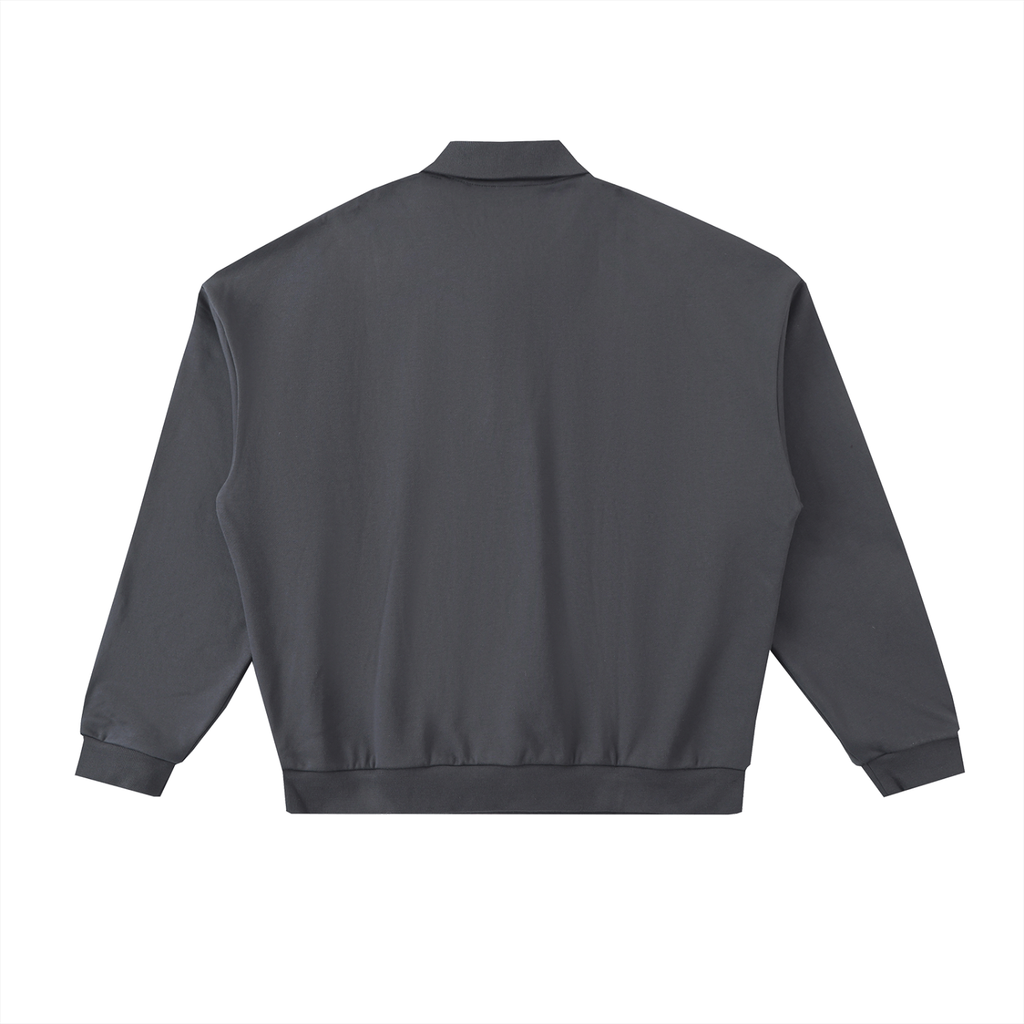 EVERYDAY Heavyweight Fleece Polo Sweatshirt
