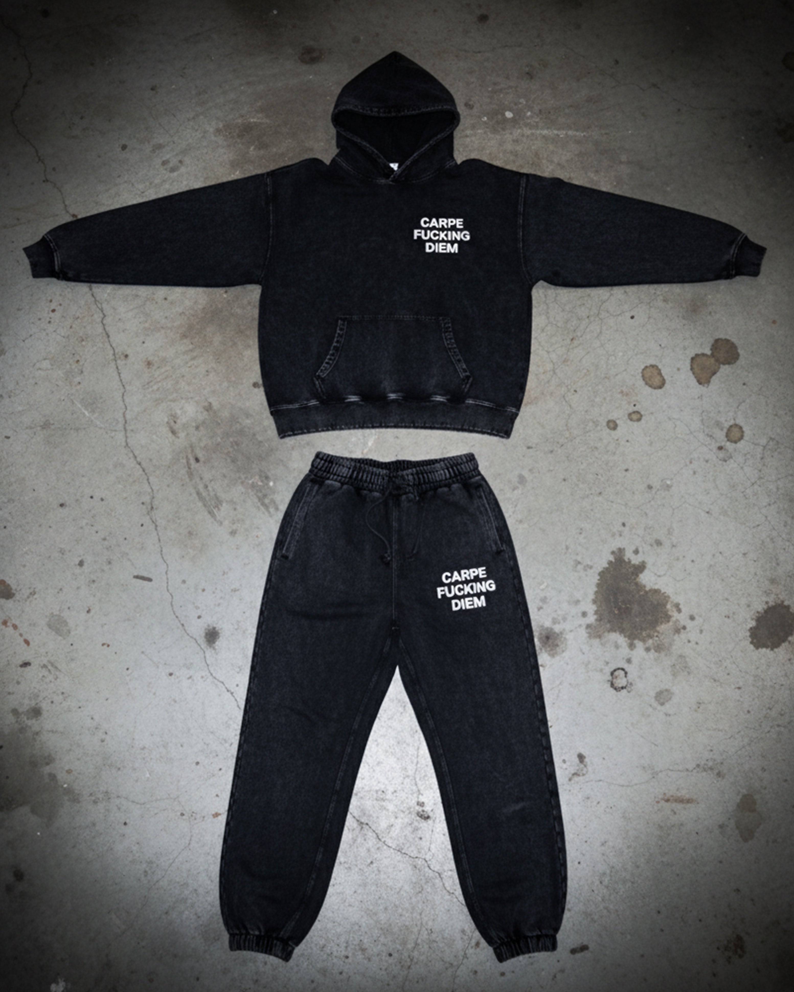 Carpe Diem Snow Wash Heavyweight Sweatpants