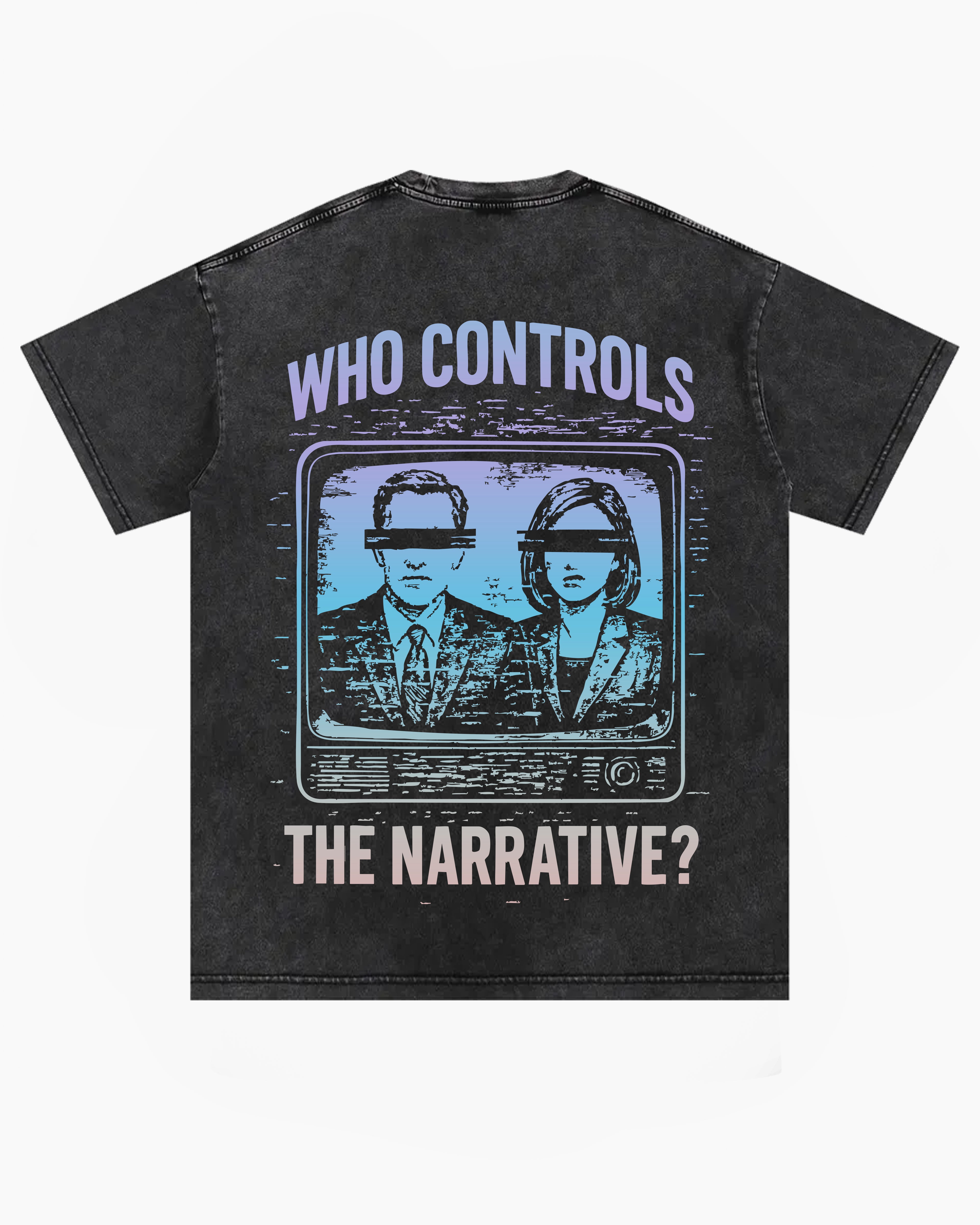 Control Acid Wash Oversize Tee
