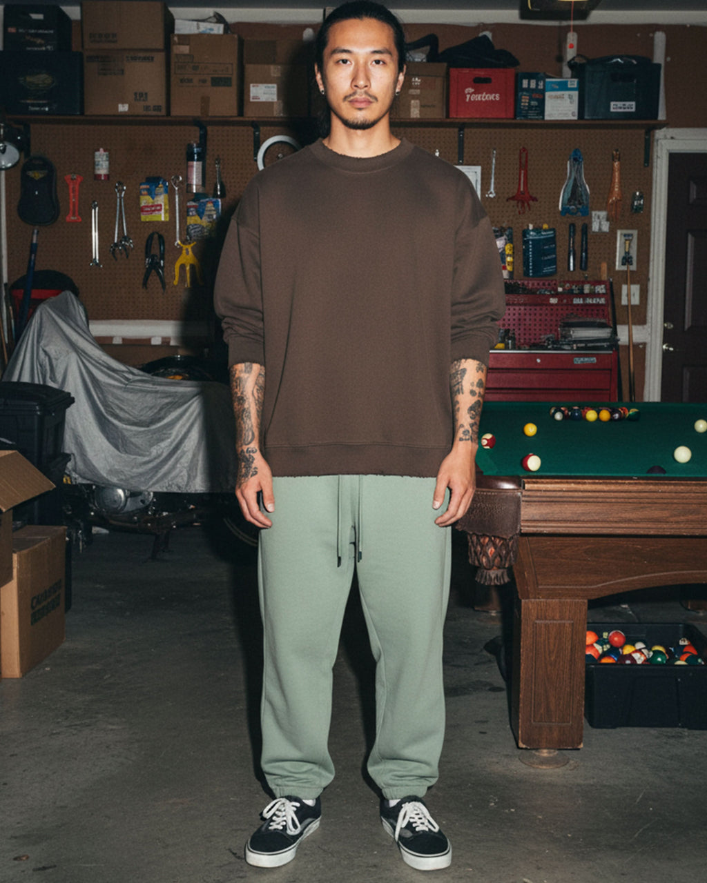 EVERYDAY Drop Shoulder Crewneck Sweatshirt