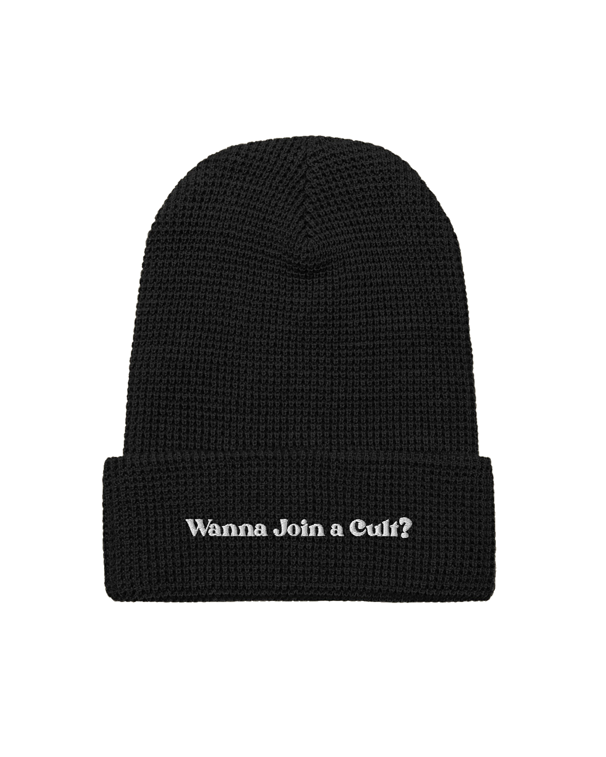 Wanna Join a Cult Waffle Beanie