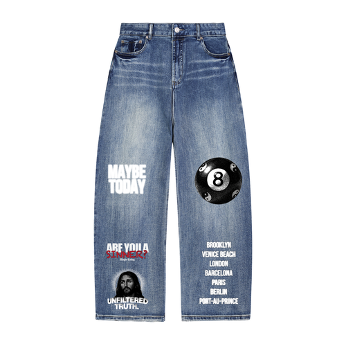 8 Ball Sun Fade Heavyweight Denim Jeans