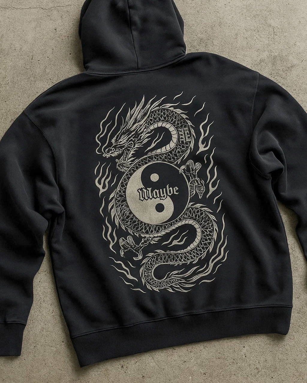 Dragon Sun Faded Hoodie
