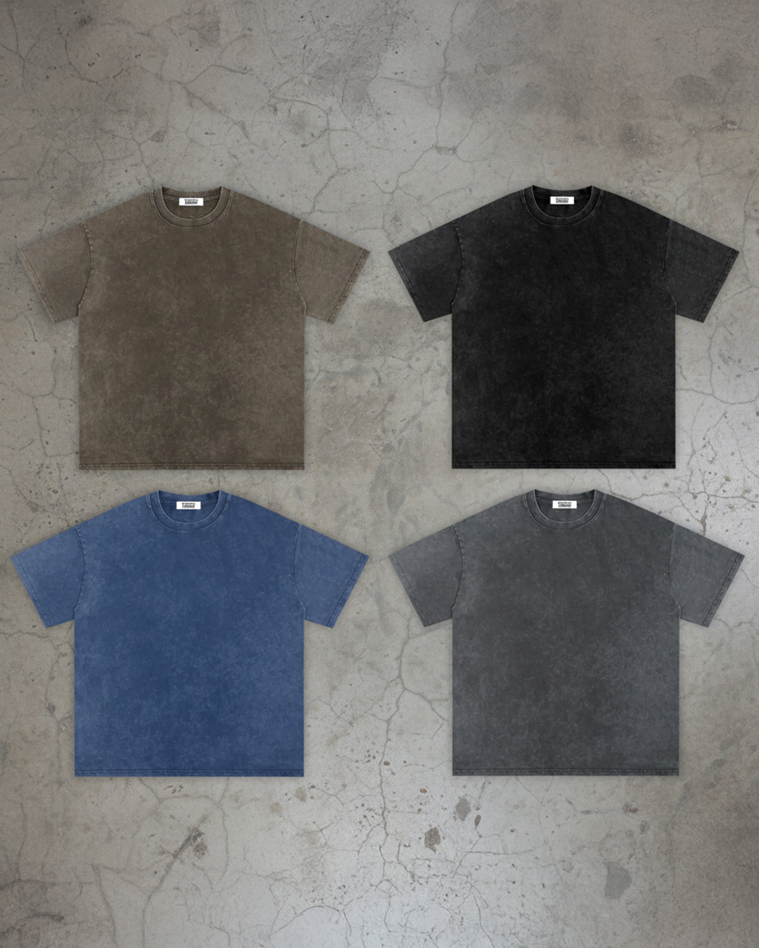 EVERYDAY Snow Washed Oversized Tee (Available in 17 Colors)