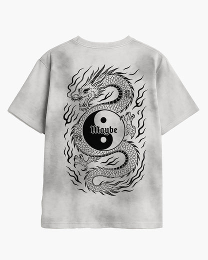 Dragon Sun Fade Hand-Painted Tee