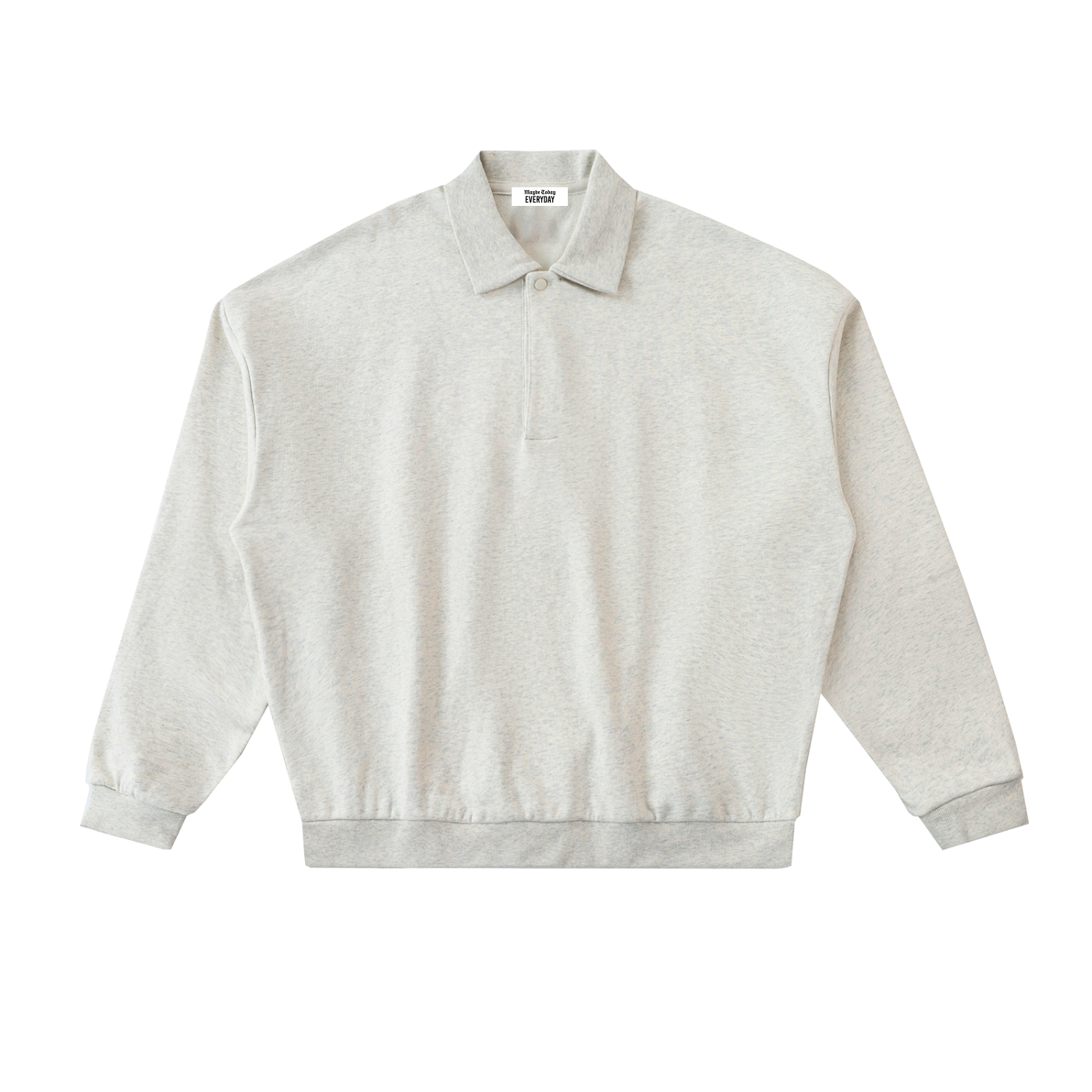 EVERYDAY Heavyweight Fleece Polo Sweatshirt