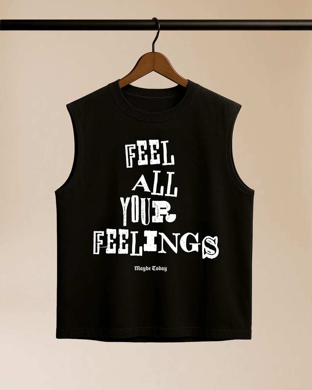 Feelings French Terry Boxy Tank Top