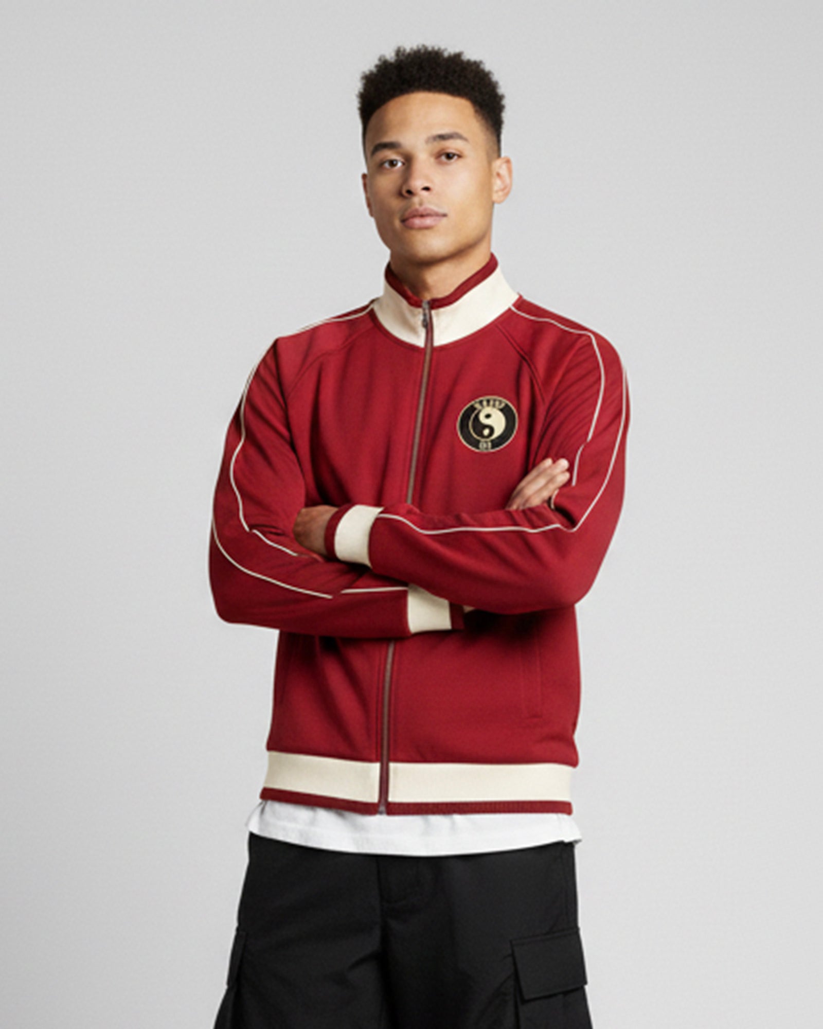 Football Club Color Block Raglan Sleeve Zip Track Jacket – Maybe