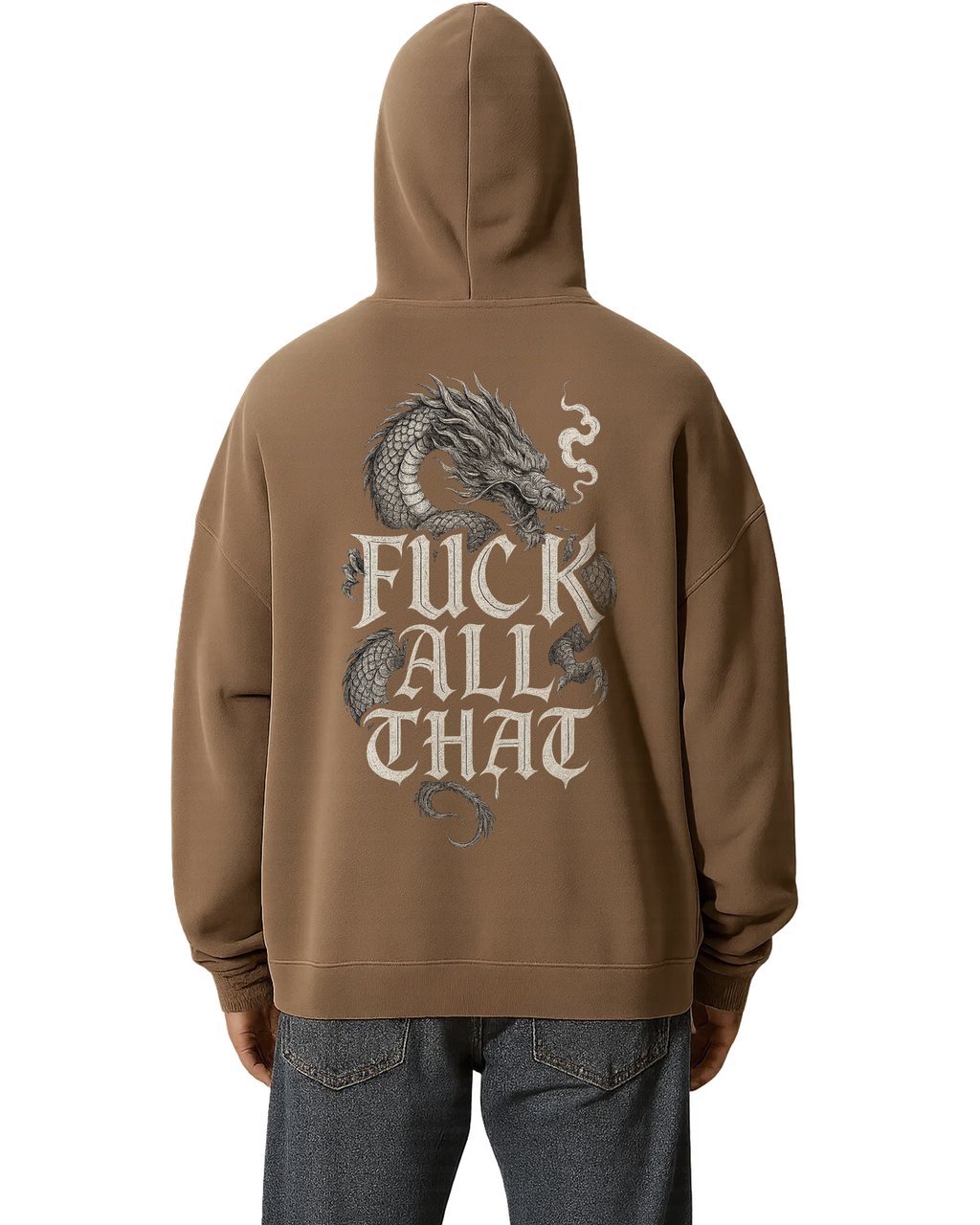 Fuck All That Oversize Fleece Hoodie
